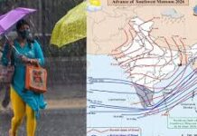 Monsoon Update: ગુજરાતમાં ડબલ ઋતુનો અનુભવ: દેશના ૧૬ રાજ્યોમાં ચોમાસાની એન્ટ્રી, વલસાડમાં ભારે પવન સાથે વરસાદ; અમદાવાદ ૪૨ ડિગ્રી સાથે સૌથી ગરમ