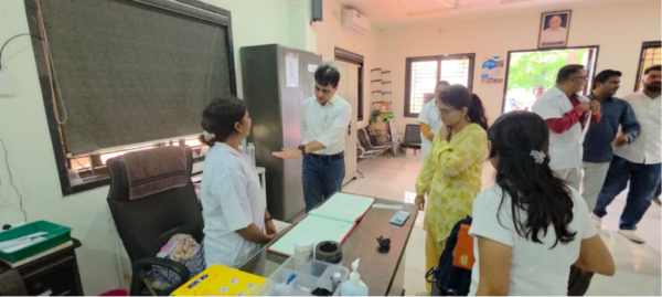Surprise Visit Boosts Morale