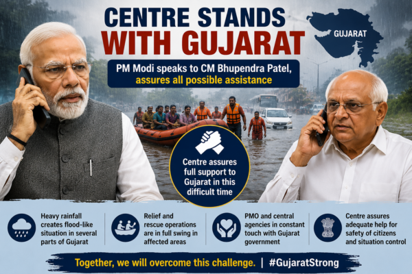 Centre Stands With Gujarat