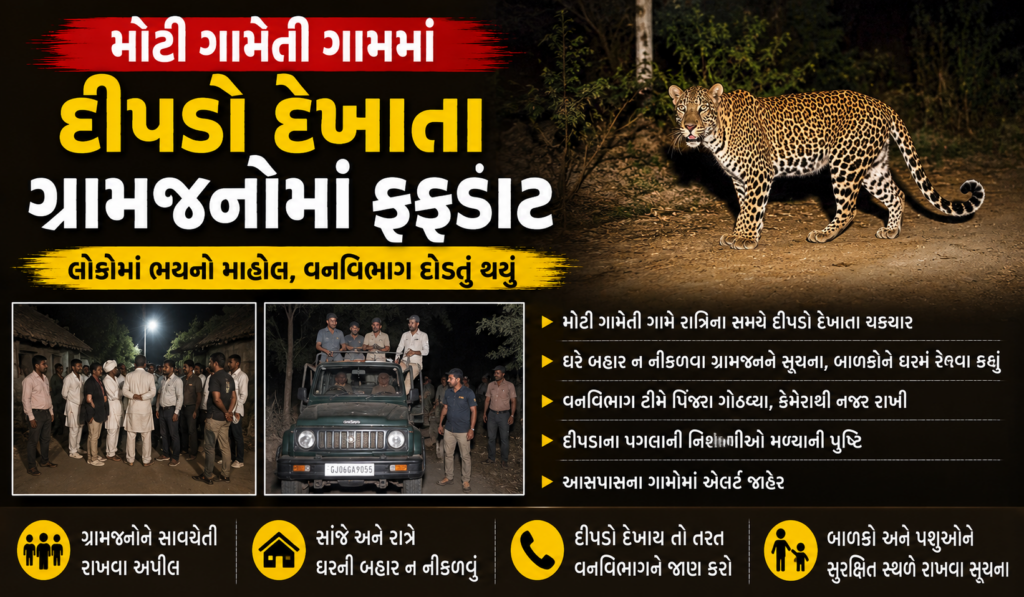Leopard Panic in Sanand