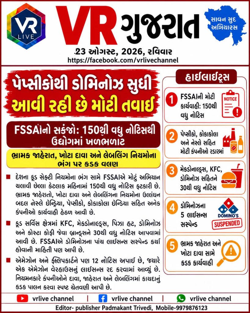 FSSAI Crackdown