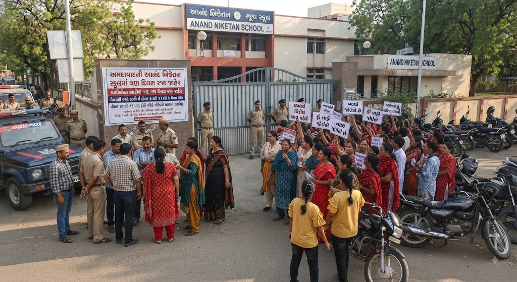 Tension in Ahmedabad School