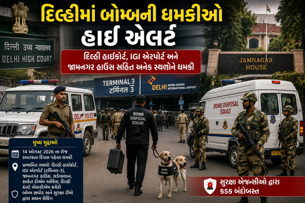 High Alert in Delhi