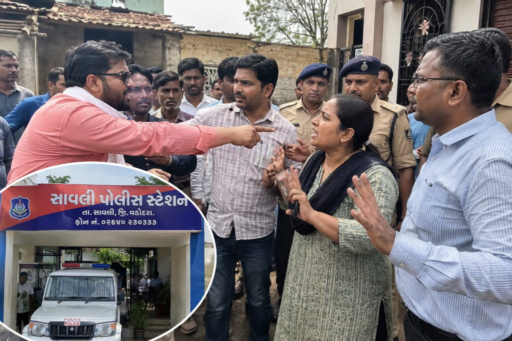 Chaos in Vadodara
