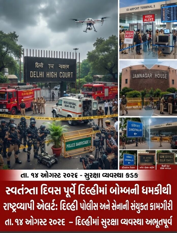 High Alert in Delhi