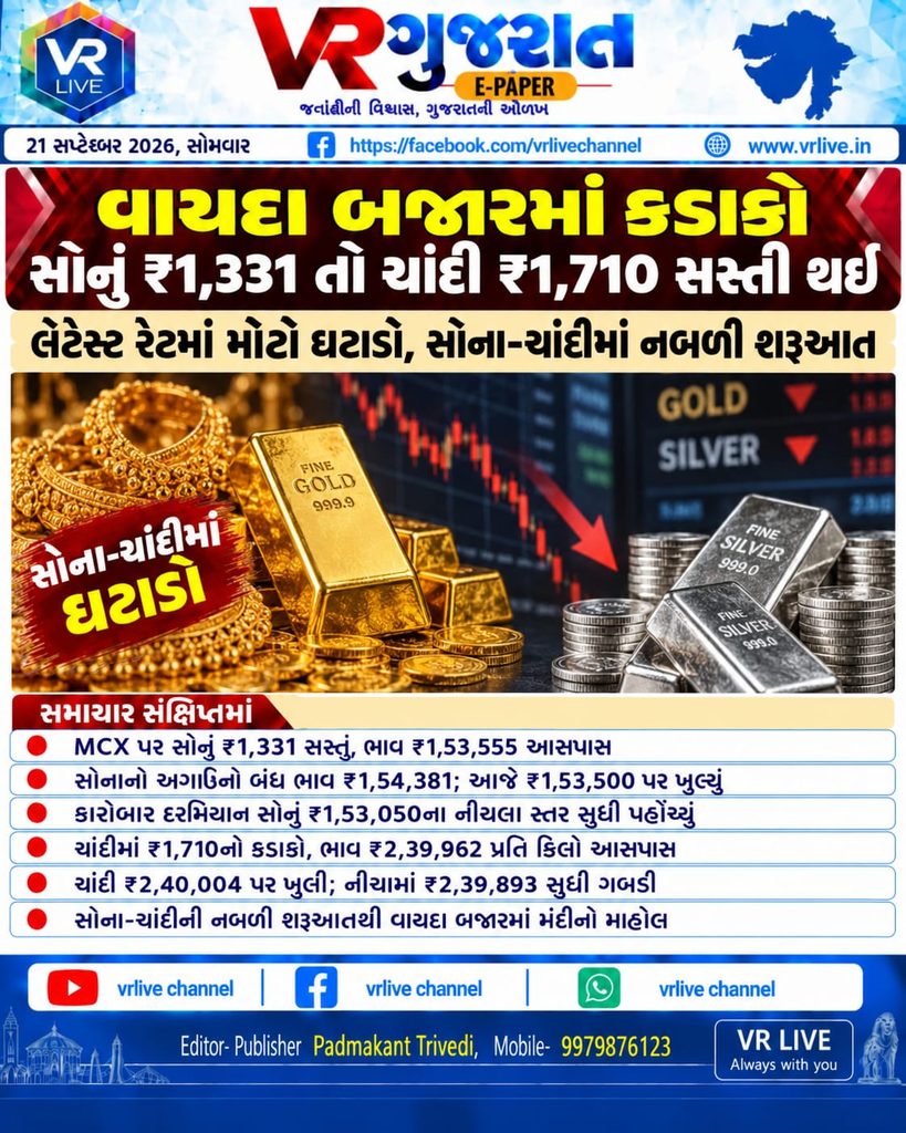 Gold-Silver Prices Fall