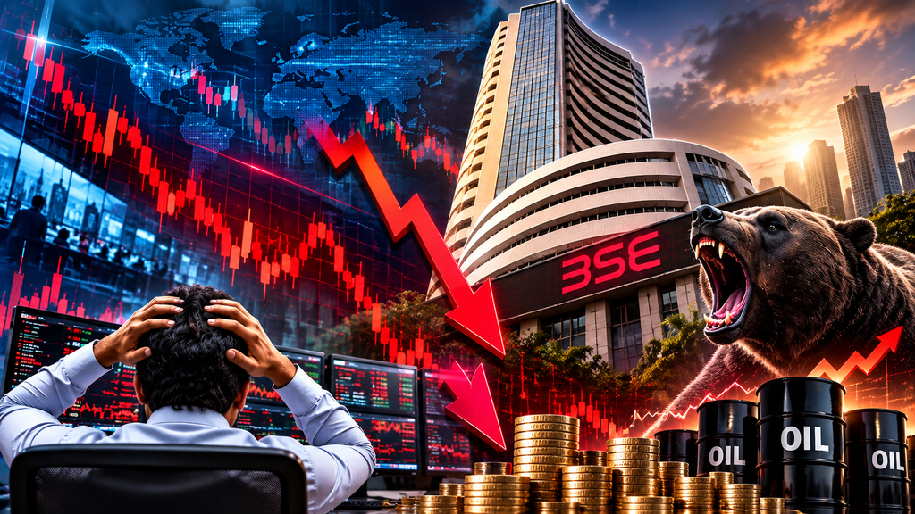 Sensex, Nifty Slide Sharply
