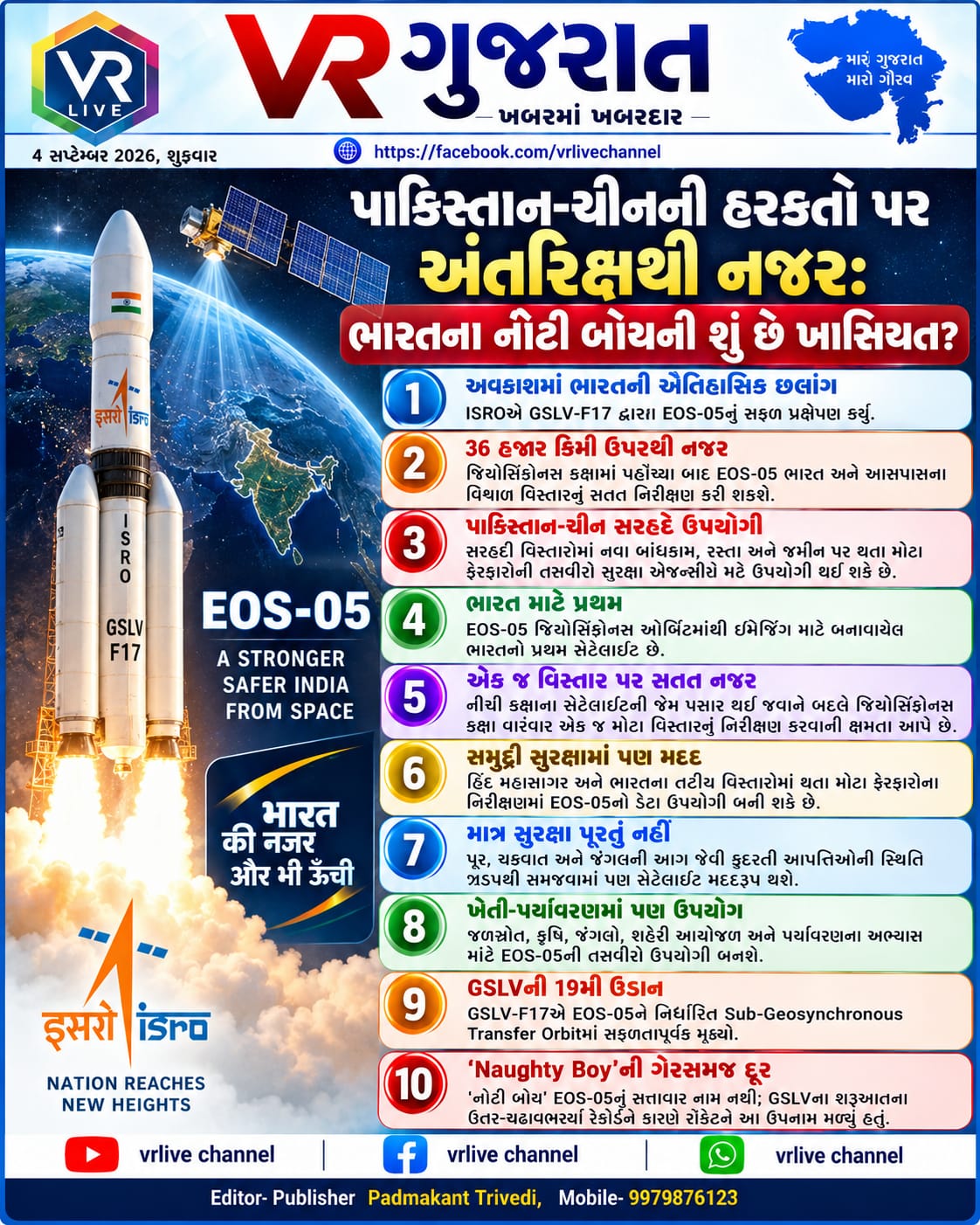 News Gujarati E PAPER VR LIVE GUJARAT 04-09-2026 GUJARATI #EPAPER #GUJARAT #GUJARATI