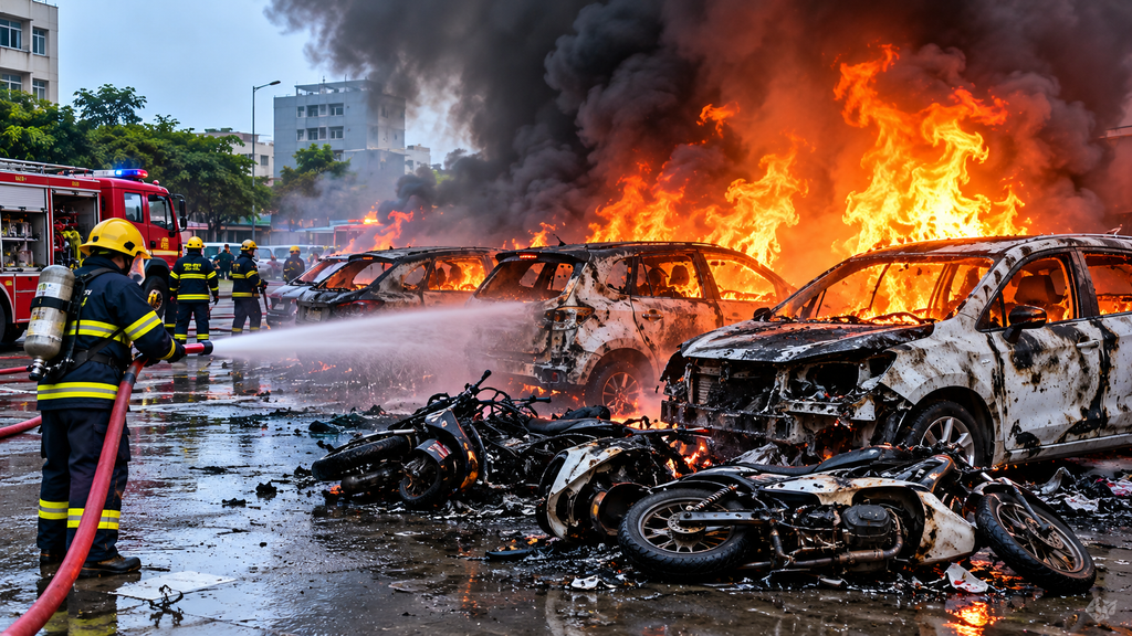 Major Fire in Mota Varachha