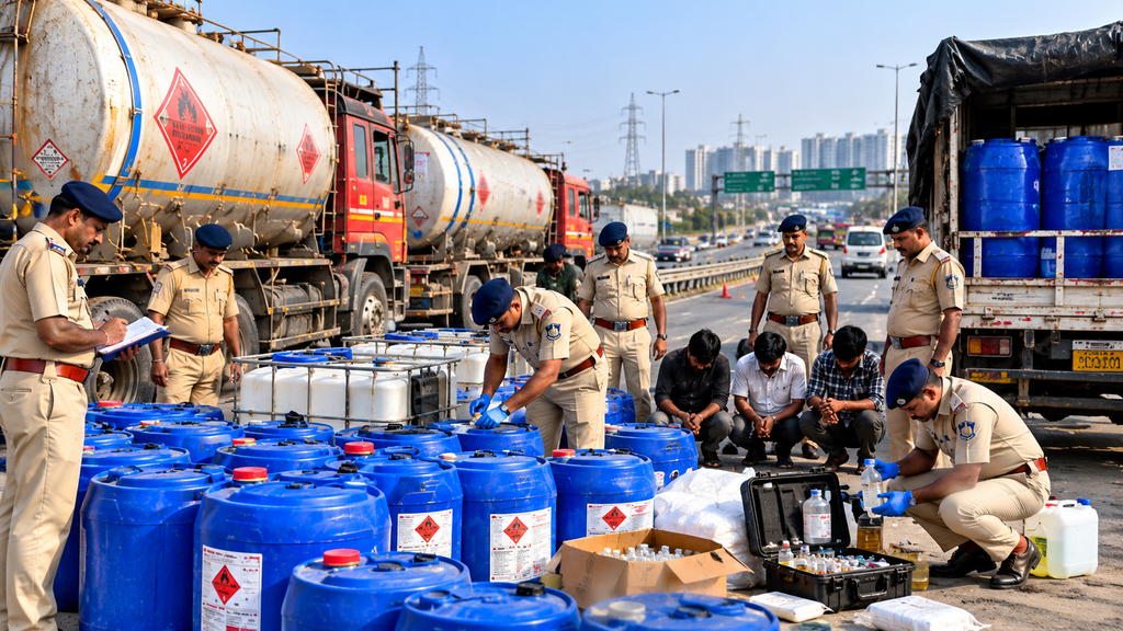 Chemical Theft Racket in Surat