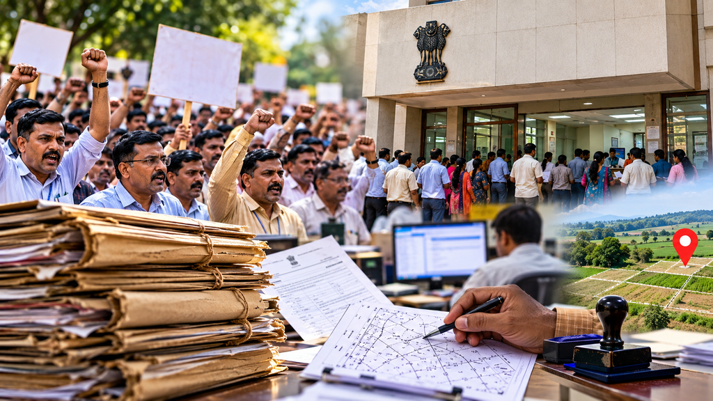 Gujarat Revenue Staff Strike