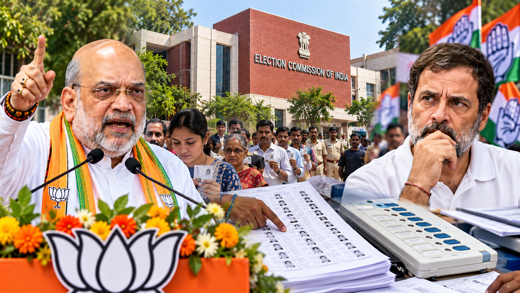 Amit Shah Attacks Congress Over SIR