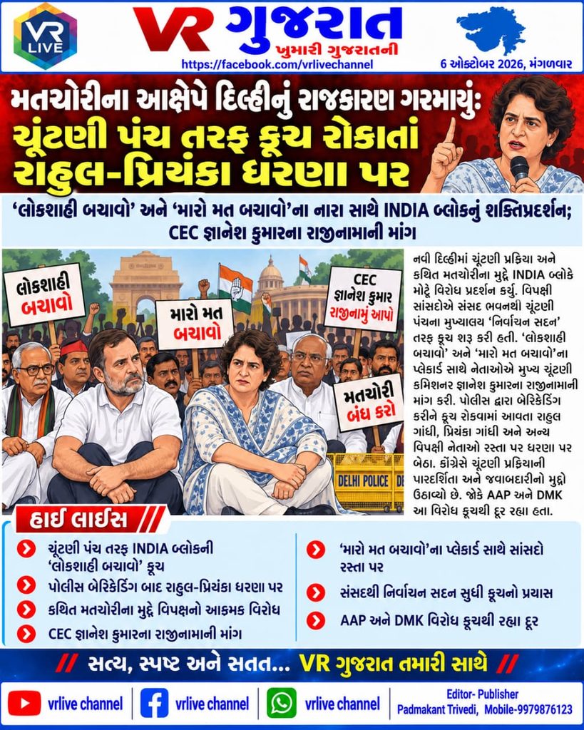 Opposition Protest in Delhi