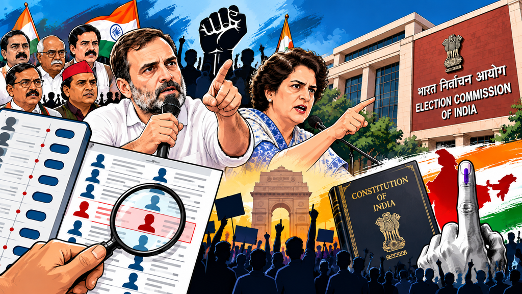 Opposition Protest in Delhi