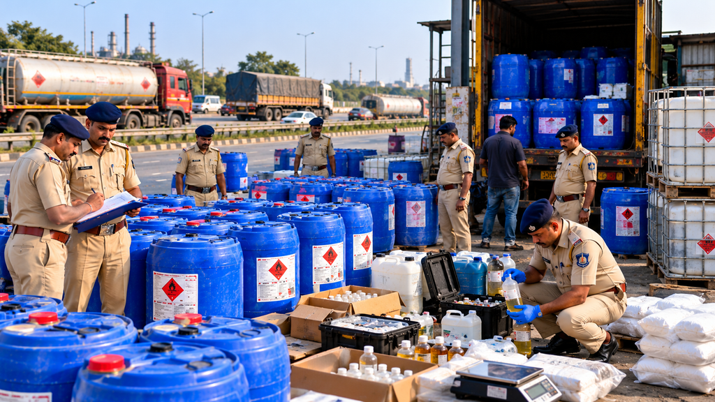 Chemical Theft Racket in Surat