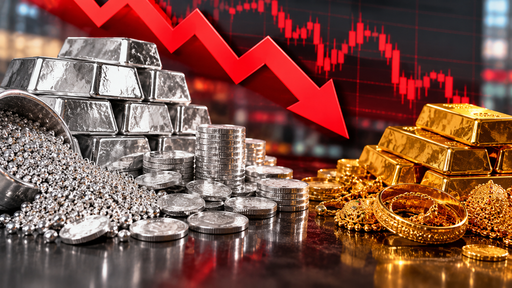 Gold and Silver Prices Decline