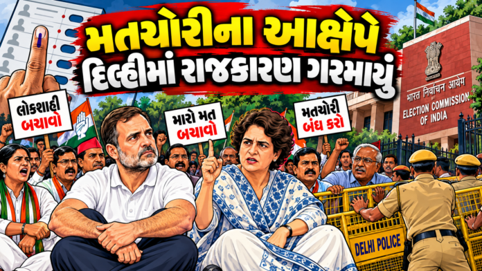 Opposition Protest in Delhi