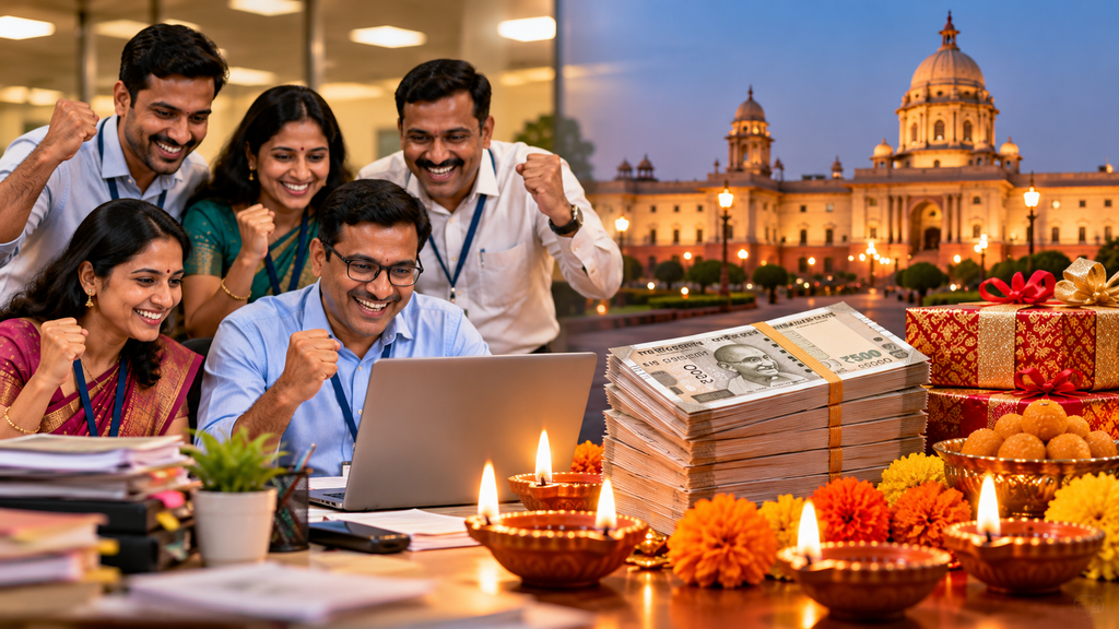Centre Announces Diwali Bonus: 