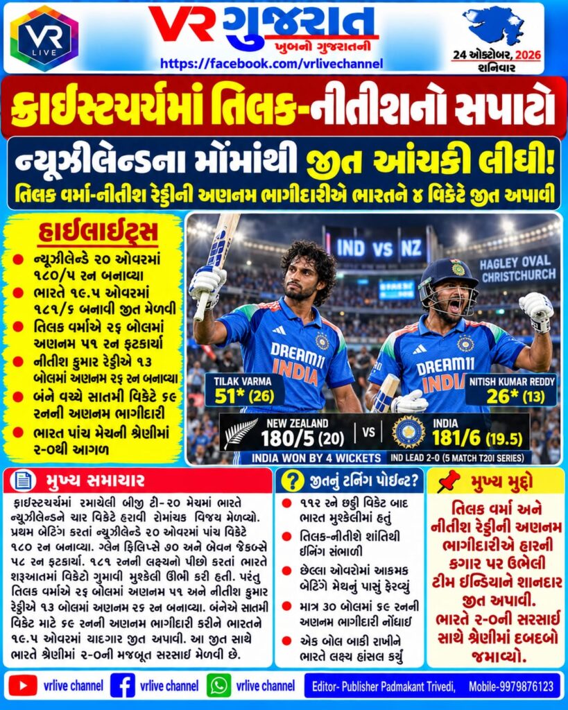 India Beat New Zealand