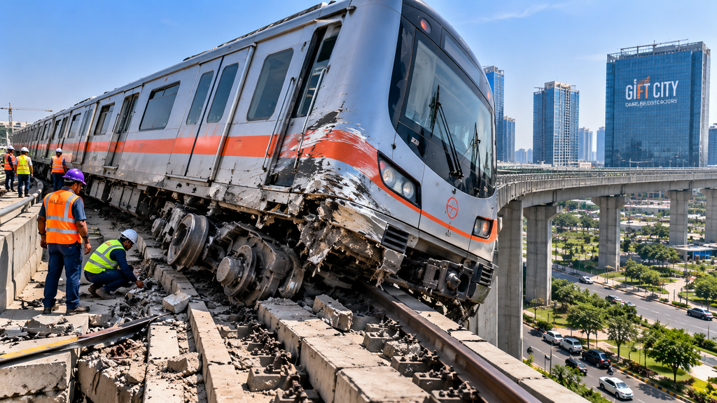 GIFT City Metro Incident