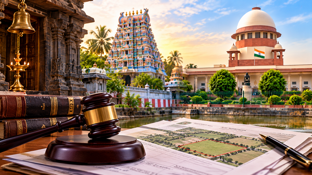 Temple Land Transfer Dispute