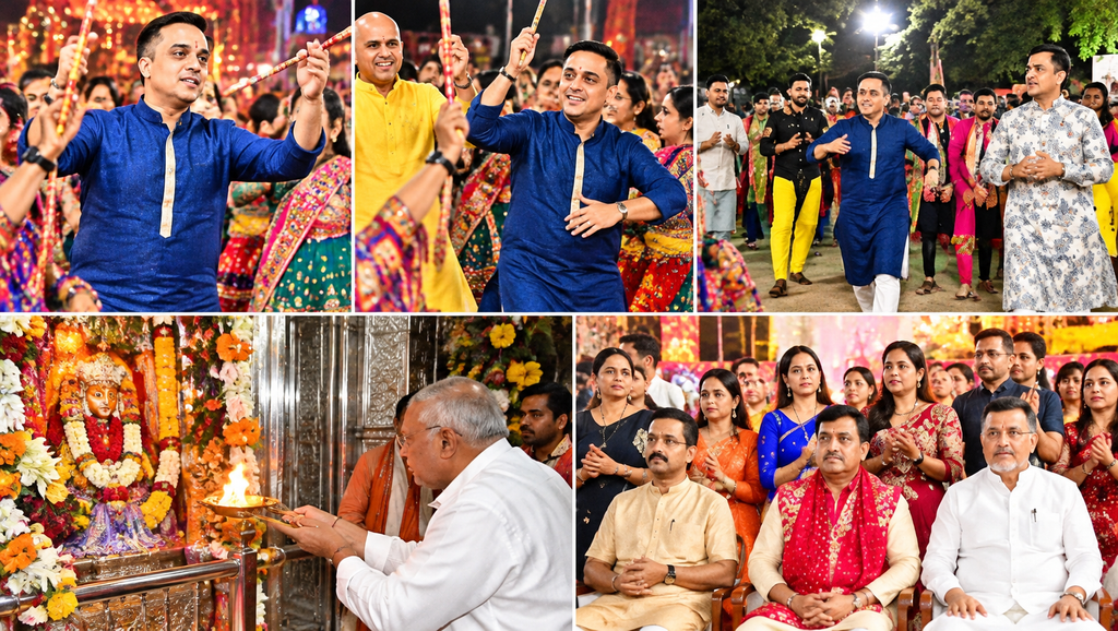 Harsh Sanghavi Enjoys Garba