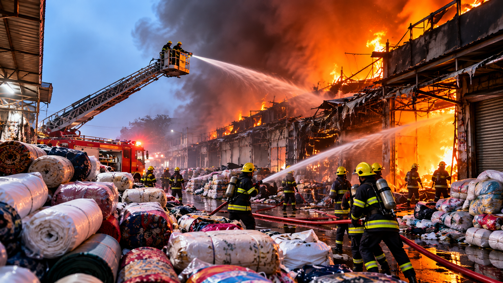 Surat Textile Market Fire