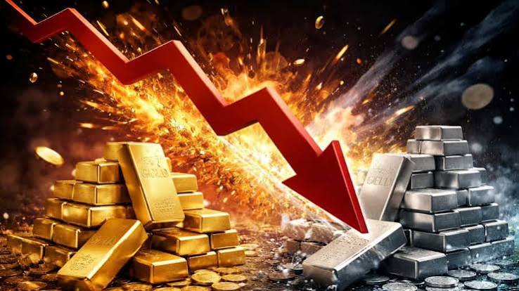 Gold and Silver Prices Fall